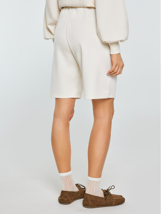 BIG STAR BIG STAR Bermudy LUNARAS Kremowy Basic Fit