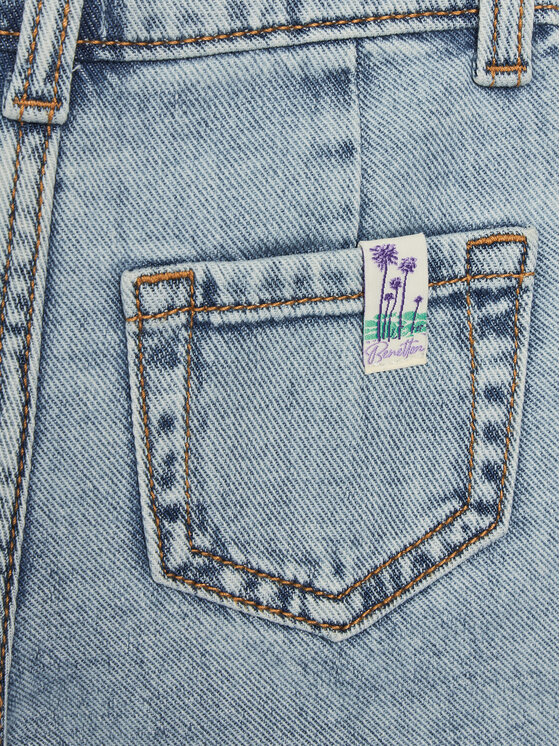 United Colors Of Benetton United Colors Of Benetton Jeans kratke hlače 4UTPG902K Modra Regular Fit