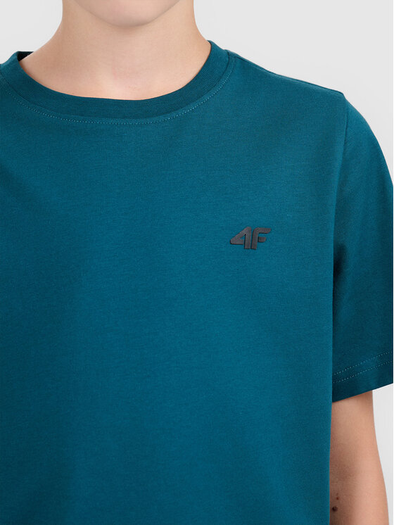 4F 4F T-Shirt 4FJWAW26TTSHM3507-40S Zielony ciemny Active Fit