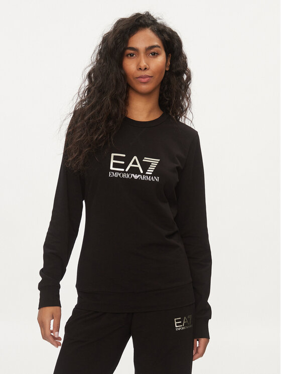 EA7 Emporio Armani Mikina 8NTM35 TJTXZ 0200 Čierna Regular Fit