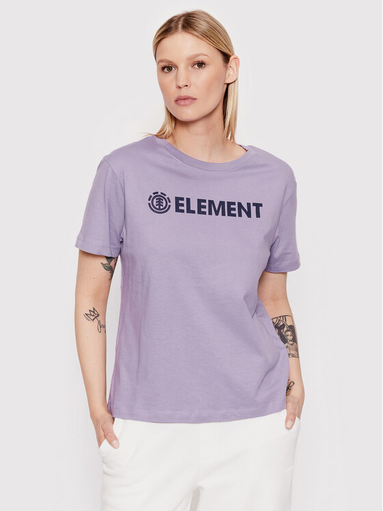Element Majica Logo W3SSB7 Vijolična Regular Fit