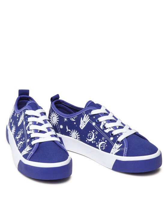 Nelli Blu Nelli Blu Sneakers aus Stoff CSS20408-03 Dunkelblau