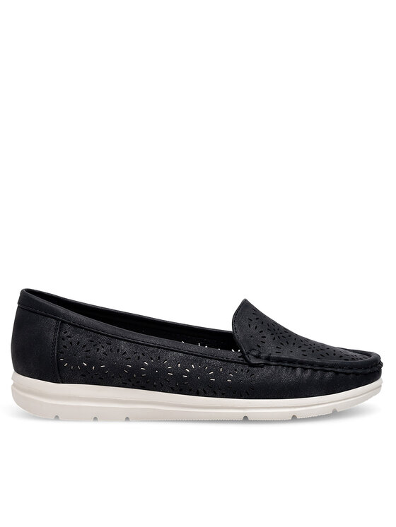 Damskie Mokasyny Clara Barson, Rozmiar 36, Czarne, KFB22SH002