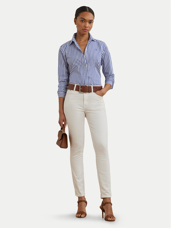LAUREN RALPH LAUREN LAUREN RALPH LAUREN Srajca 200970765001 Modra Classic Fit