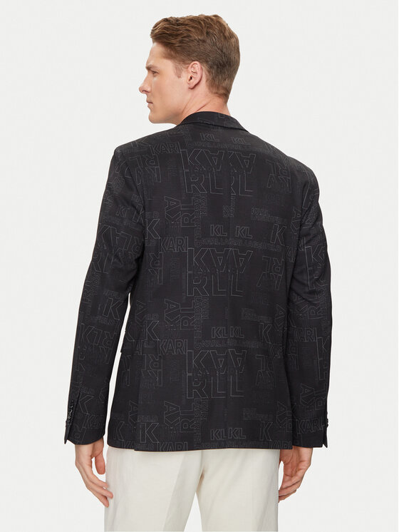KARL LAGERFELD KARL LAGERFELD Sakko 155205 541007 Schwarz Slim Fit