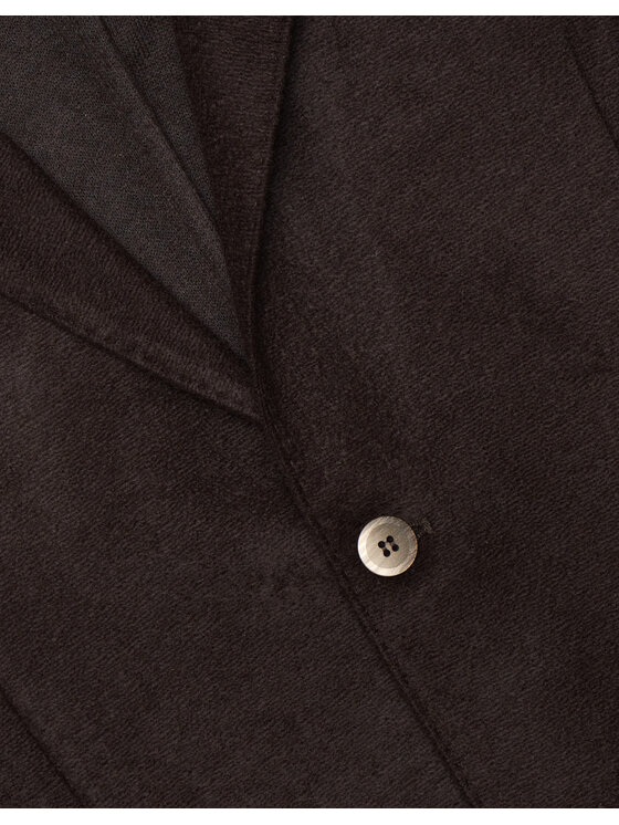 Borgio Borgio Marynarka almenno Brązowy Slim Fit