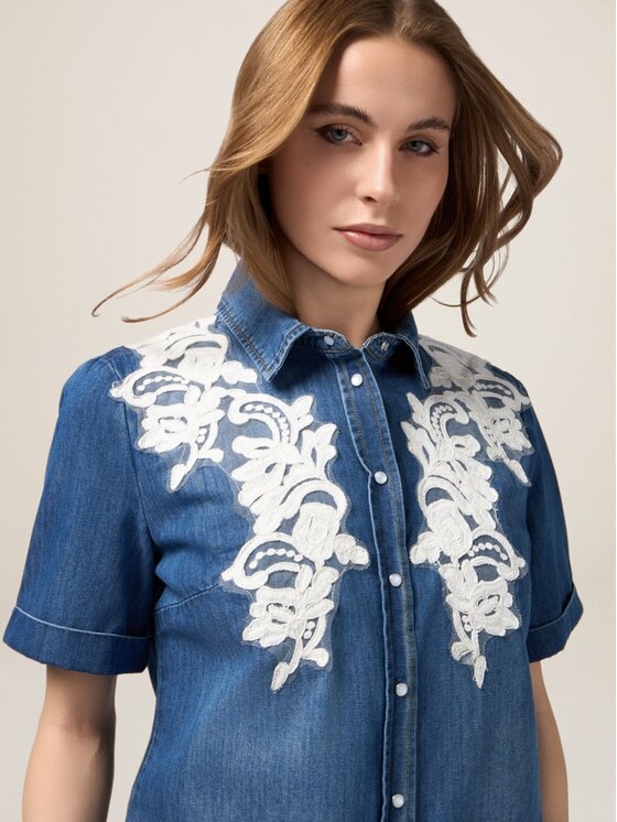 Oltre Oltre Camicia 5633R002880N024 Blu Regular Fit