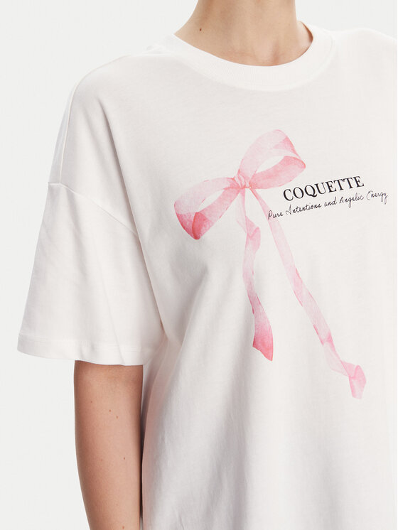 ONLY ONLY T-Shirt Vivvi 15346761 Biały Regular Fit