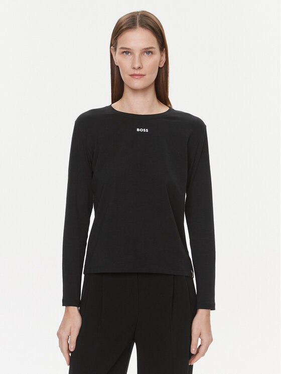 Boss Blúzka 50510326 Čierna Regular Fit