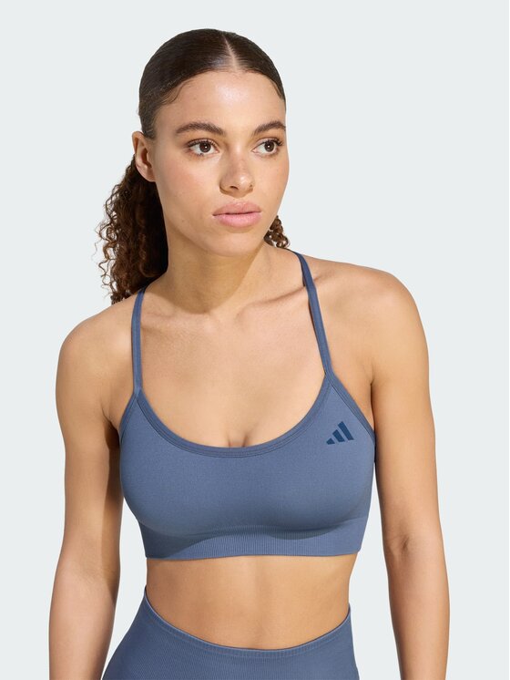 adidas adidas Biustonosz sportowy 155663 Niebieski jasny