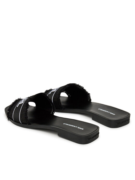 KARL LAGERFELD KARL LAGERFELD Klapki Skoot II KL80411 Czarny