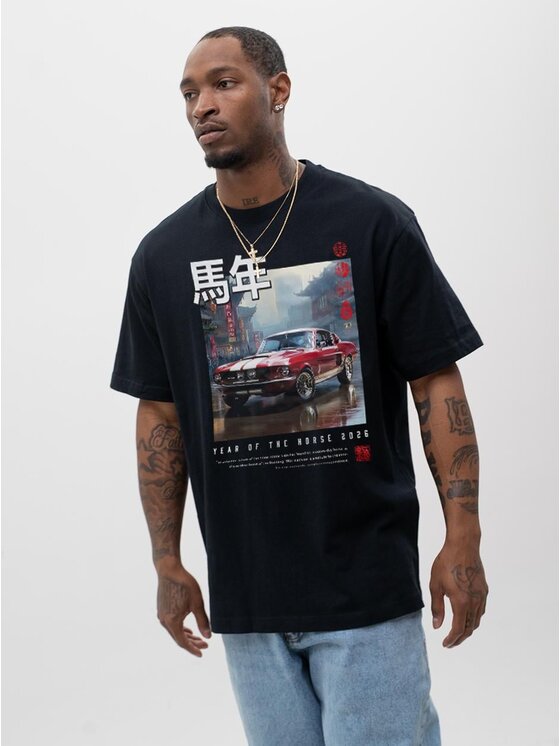 Jigga Wear Jigga Wear T-Shirt 131523 Czarny Oversize