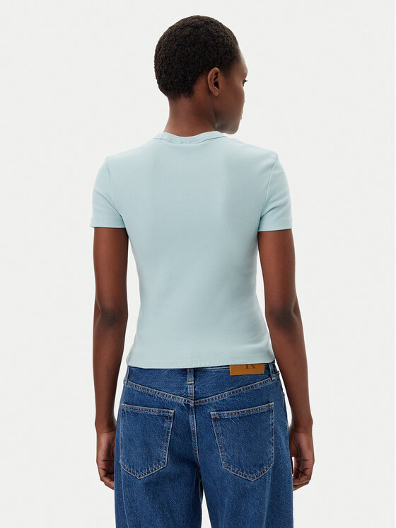 Calvin Klein Jeans Calvin Klein Jeans Tričko J20J225245 Modrá Slim Fit