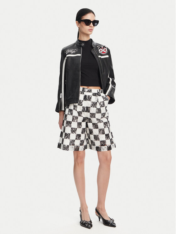 PINKO PINKO Auduma šorti 105295 A2MF Balts Regular Fit