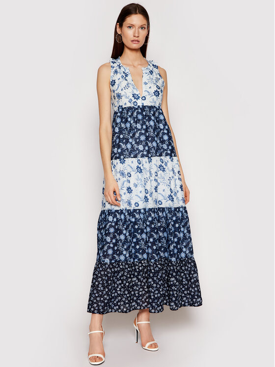 Pepe Jeans Vasarinė suknelė Mariolas PL952852 Mėlyna Relaxed Fit • Modivo.lt