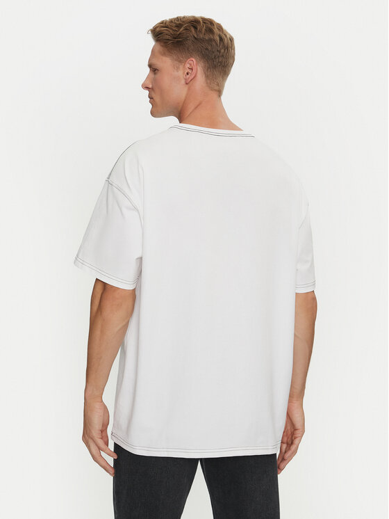 Converse Converse Marškinėliai Sketch 10027256-A04 Balta Standard Fit