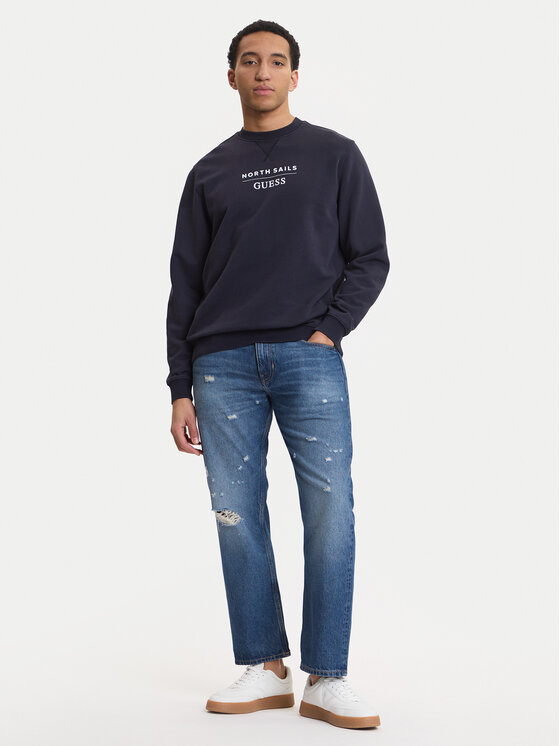 Guess Guess Sweatshirt M6GQ26 K3490 Dunkelblau Regular Fit