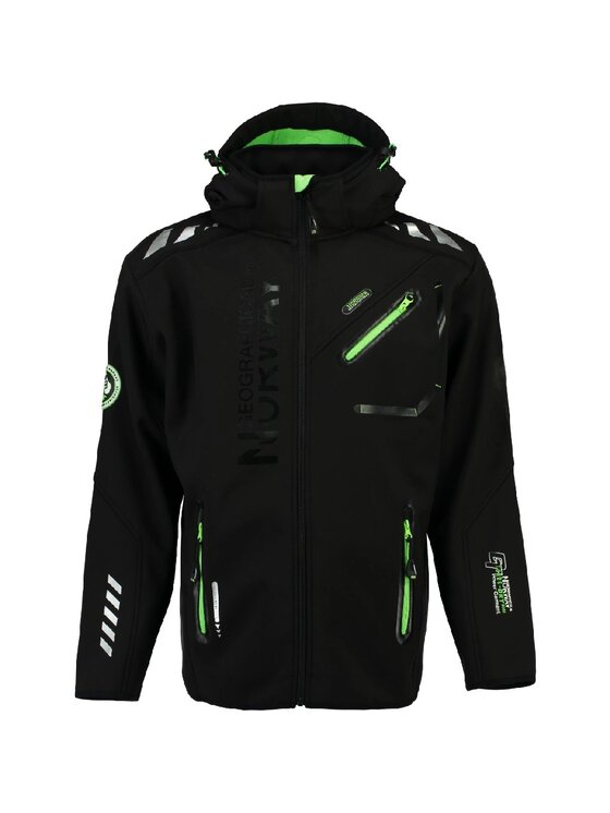 Geographical Norway Geographical Norway Kurtka softshell RBMWC1516H/GN-BLACK Czarny Regular Fit