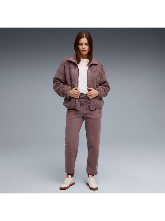Puma Puma Spodnie dresowe 633012 Fioletowy Regular Fit