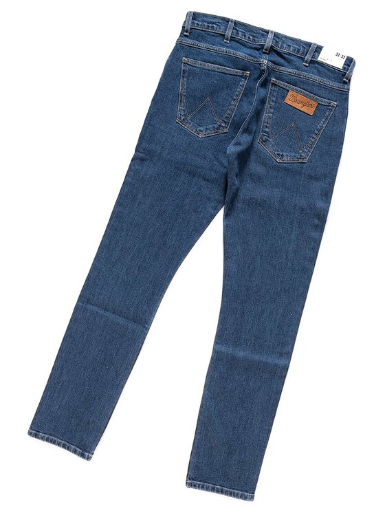 Wrangler Wrangler Jeansy LARSTON Niebieski Slim Fit