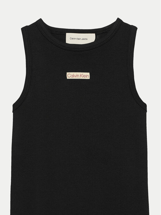 Calvin Klein Jeans Calvin Klein Jeans Повсякденна сукня IG0IG02906 Чорний Slim Fit