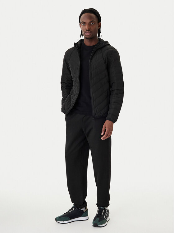 EA7 Emporio Armani EA7 Emporio Armani Pehelykabát 8NPB14 PNE1Z 1200 Fekete Regular Fit
