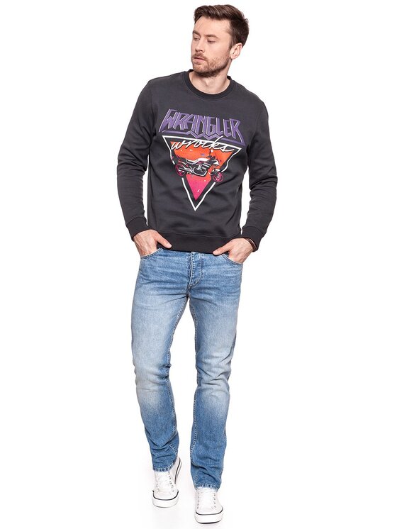Wrangler Wrangler Felpa CREW SWEAT Bianco Regular Fit