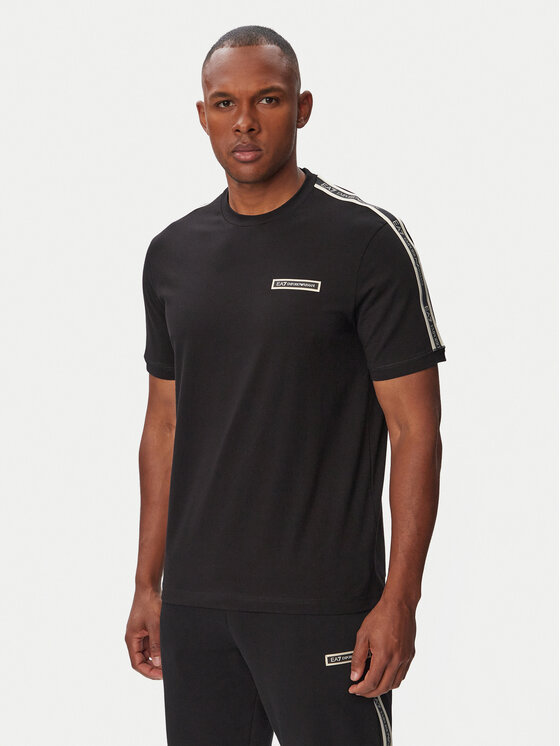 EA7 Emporio Armani EA7 Emporio Armani T-shirt 7M002189 AF10373 UC001 Crna Regular Fit
