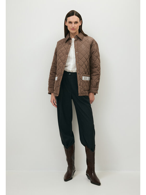 BIZUU BIZUU Kurtka przejściowa MARIN OVERSIZED JACKET Szary Standard Fit