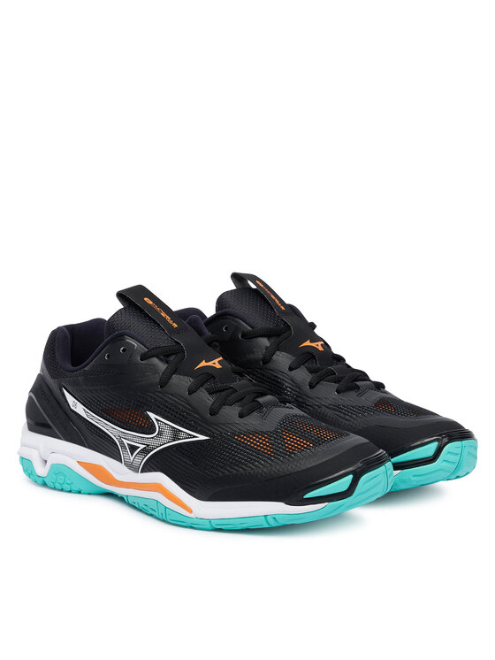 Mizuno Mizuno Batai uždaroms aikštelėms Wave Stealth 6 X1GA2430 Juoda