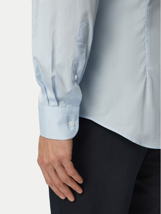 Tommy Hilfiger Tommy Hilfiger Srajca MW0MW38347 Svetlo modra Slim Fit