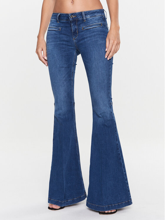 Liu Jo Liu Jo Teksad UA3237 DS004 Sinine Wide Leg