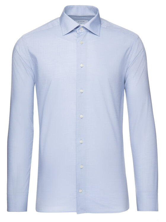 Eton Eton Marškiniai 354879511 Mėlyna Slim Fit