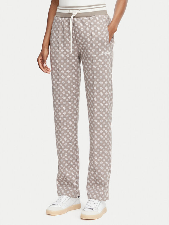 Guess Guess Sporta bikses V5YB20 KB212 Gaiši brūna Regular Fit