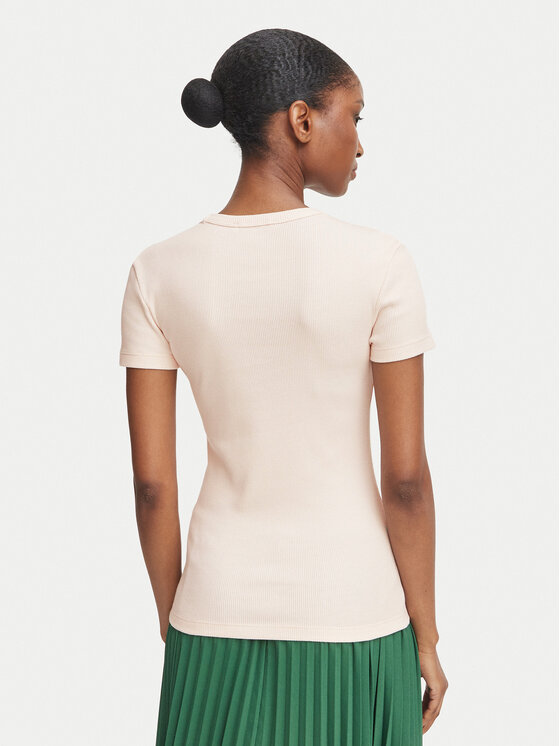 Lacoste Lacoste T-Shirt TF5538 Różowy jasny Slim Fit