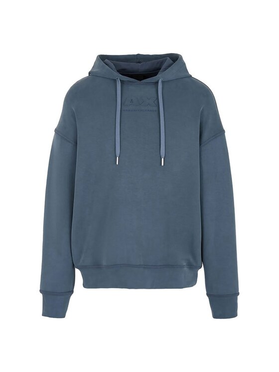 Armani Exchange Armani Exchange Mikina 3DZMAB ZJUBZ Tmavomodrá Regular Fit