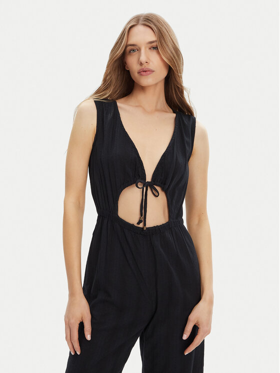 Roxy Roxy Kombinezon ERJX603446 Czarny Regular Fit