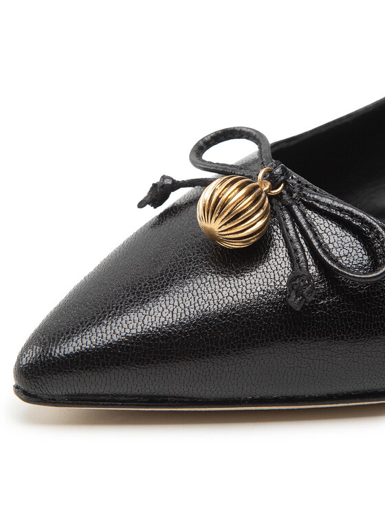 Tory Burch Tory Burch Pusbačiai Capri Kitten Heel Pump 136949 Juoda