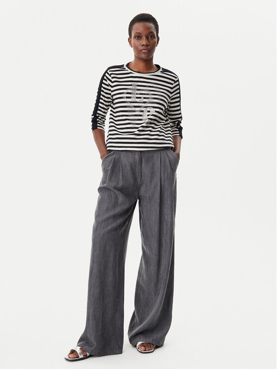 Olsen Olsen Bluzka 11201631 Czarny Regular Fit