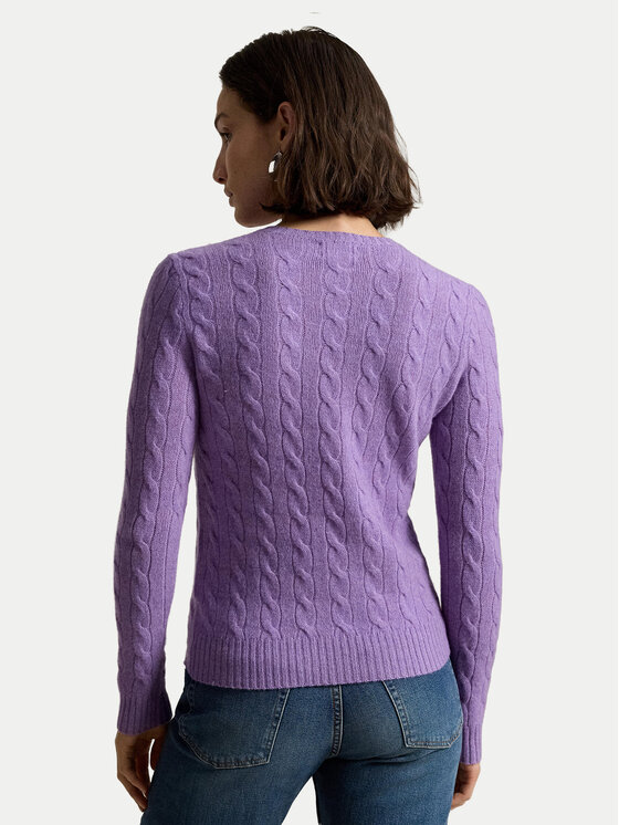 Polo Ralph Lauren Polo Ralph Lauren Megztinis 211971865502 Violetinė Slim Fit