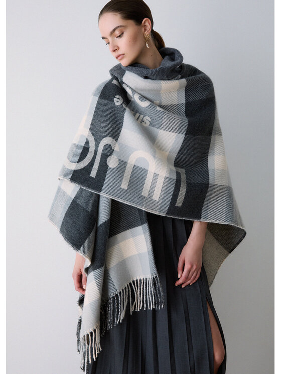 Liu Jo Liu Jo Poncho 2F6041T274209012 Grigio Regular Fit