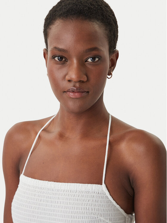 Iconique Iconique Φόρεμα καλοκαιρινό Sirya IC26-007 Λευκό Regular Fit