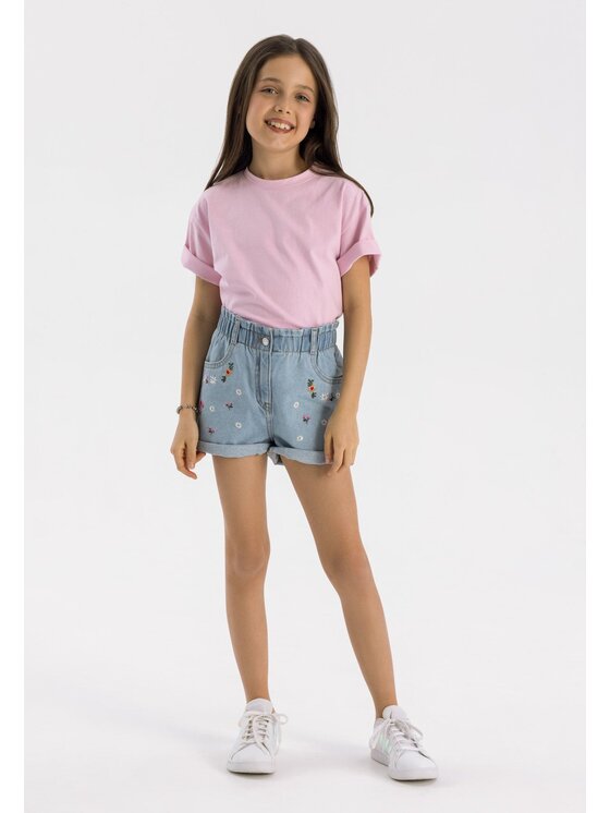 MINOTI MINOTI Szorty jeansowe 22short5 Błękitny Regular Fit