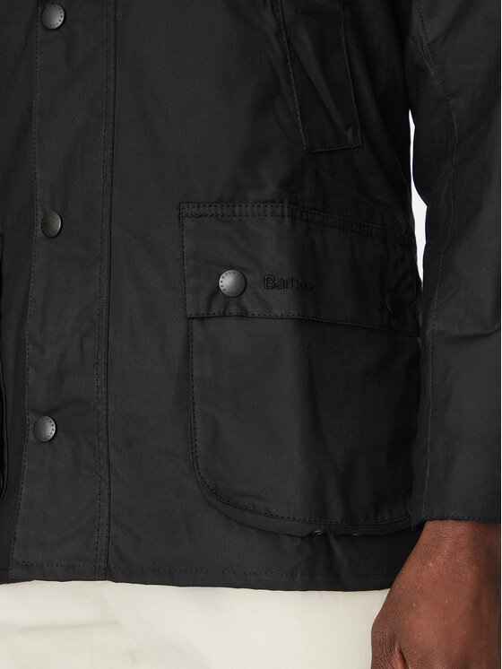 Barbour Barbour Bunda pro přechodné období Ashby MWX0339BK72 Černá Tailored Fit