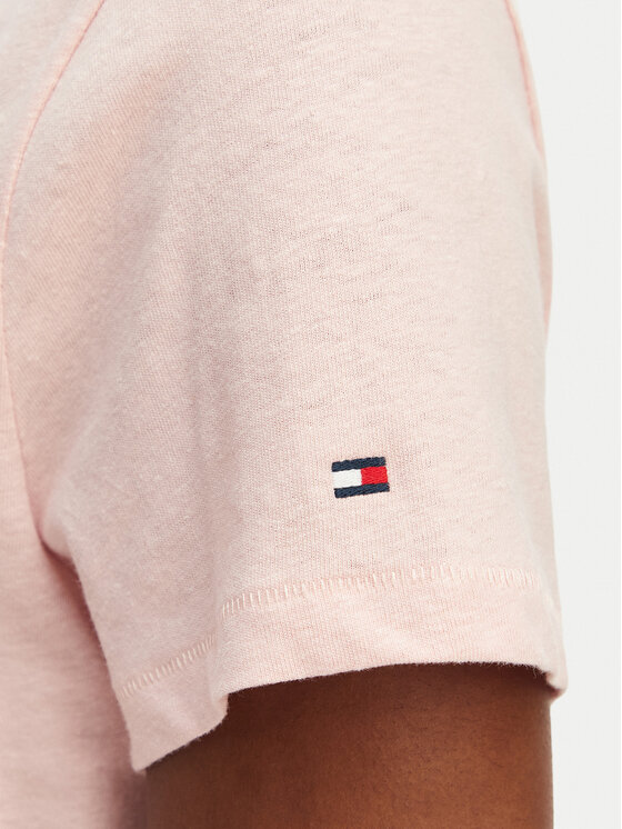 Tommy Hilfiger Tommy Hilfiger T-särk WW0WW48705 Heleроosa Regular Fit