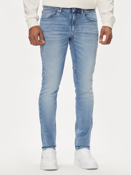 Tommy Jeans Džinsi Scanton DM0DM18137 Zils Slim Fit