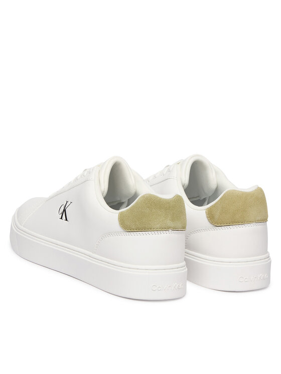 Calvin Klein Calvin Klein Sneakers Classic Cupsole Laceup Lth YM0YM01435 Alb