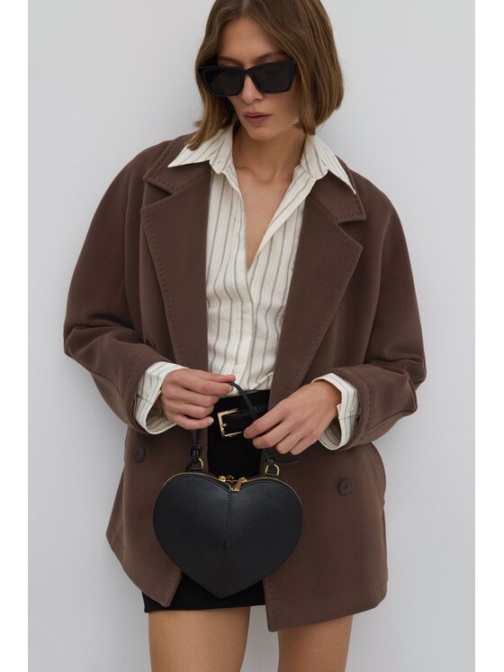 Estro Estro Cappotto di transizione ER00118640 Marrone Loose Fit