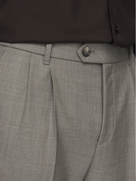 BOSS BOSS Öltöny nadrág H-Perin-263 50567532 Szürke Tapered Fit