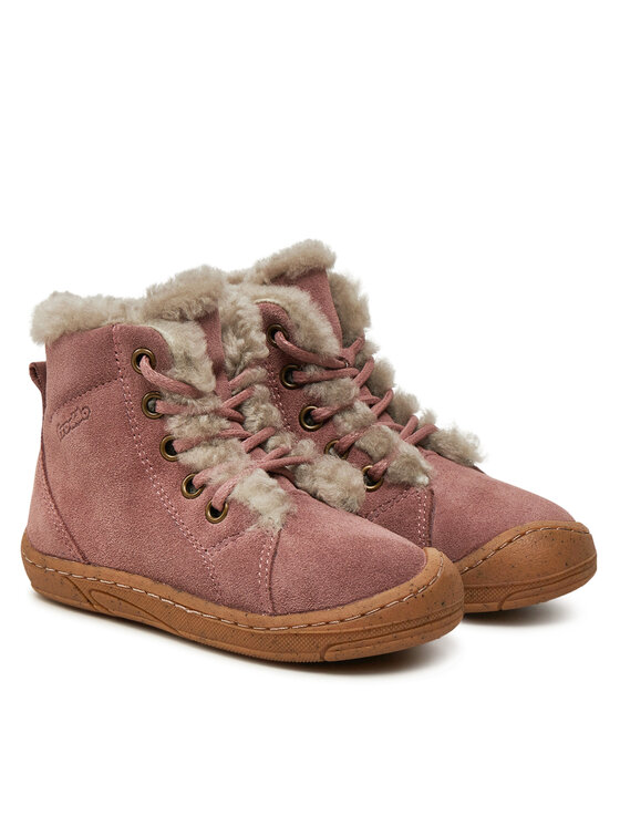 Froddo Froddo Gležnjače Minni Suede Laces G2110140 S Ružičasta